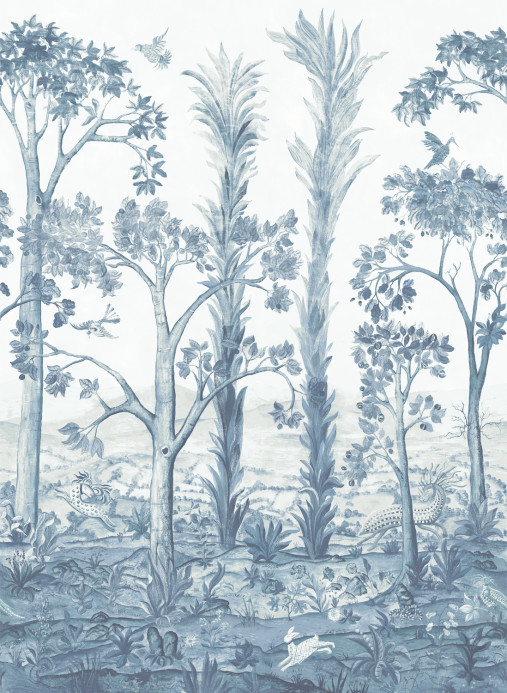 GP & J Baker Wandbild Tall Trees - Delft Blue
