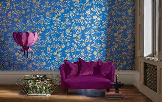 Cole & Son Tapete Roseberry - Cobalt