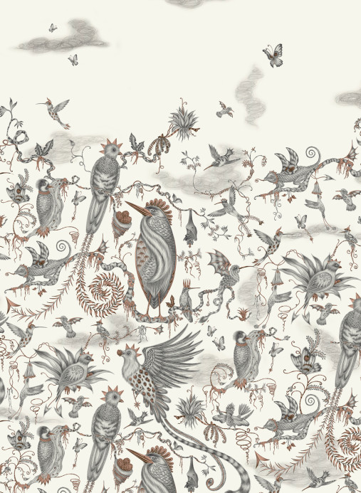 Clarke & Clarke Tapete Cloud Forest - Ivory