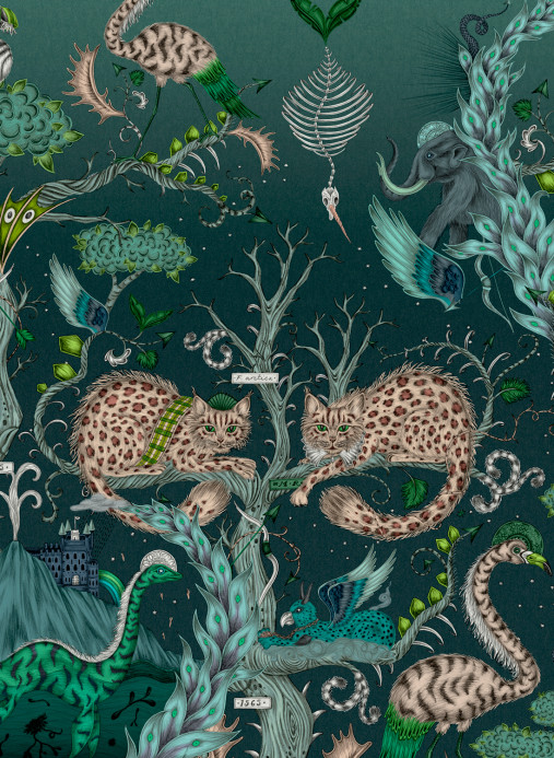Clarke & Clarke Tapete Highland Wonder - Lagoon
