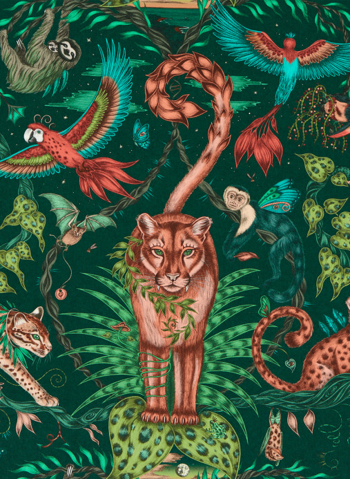Clarke & Clarke Tapete Bosque Dreams - Forest