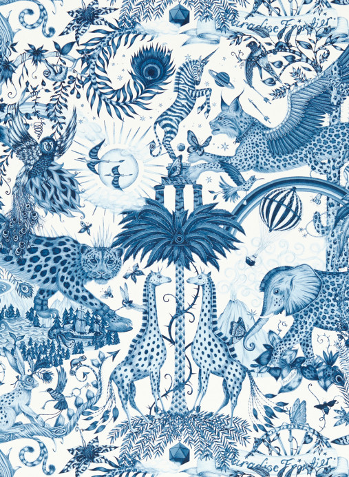 Clarke & Clarke Tapete Paradise Lost - Ink