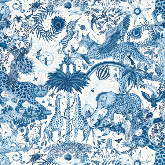 Clarke & Clarke Tapete Paradise Lost - Ink