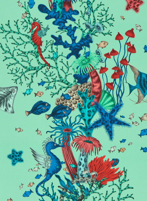 Clarke & Clarke Tapete Seaforest - Aqua