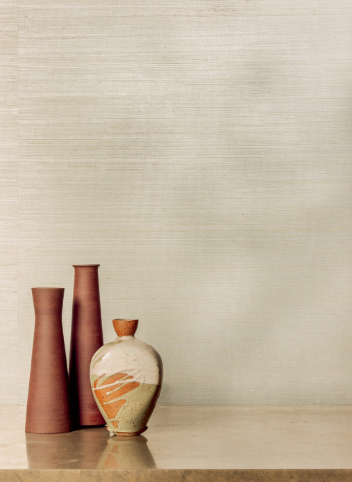 Élitis Wallpaper Sisal Métallique