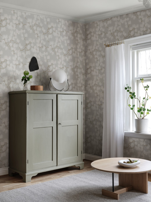 Sandberg Wallpaper Pine - Gray