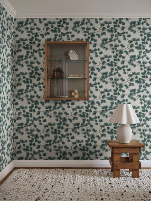 Sandberg Wallpaper Pine - Green
