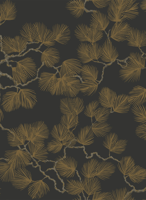 Sandberg Wallpaper Pine - Black