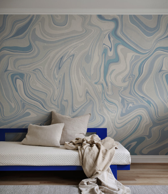 Sandberg Mural Klint - Misty Blue