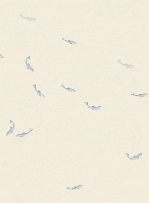 Sandberg Papier peint panoramique Hav - Misty Blue
