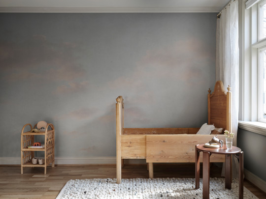 Sandberg Wandbild Moln - Misty Blue