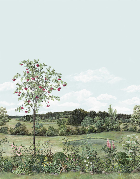 Nobilis Papier peint panoramique Sorbier des Oiseaux - MHP50