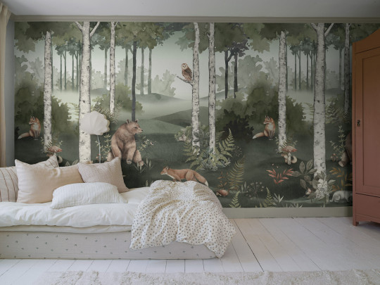 BoråsTapeter Mural Wild Forest