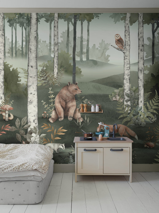 BoråsTapeter Mural Wild Forest