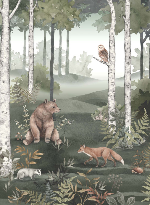 BoråsTapeter Mural Wild Forest - 6943