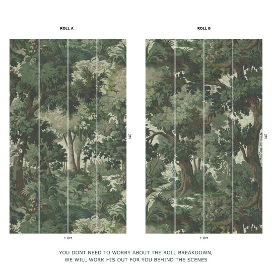 House of Hackney Tapete Arborea - Verde A