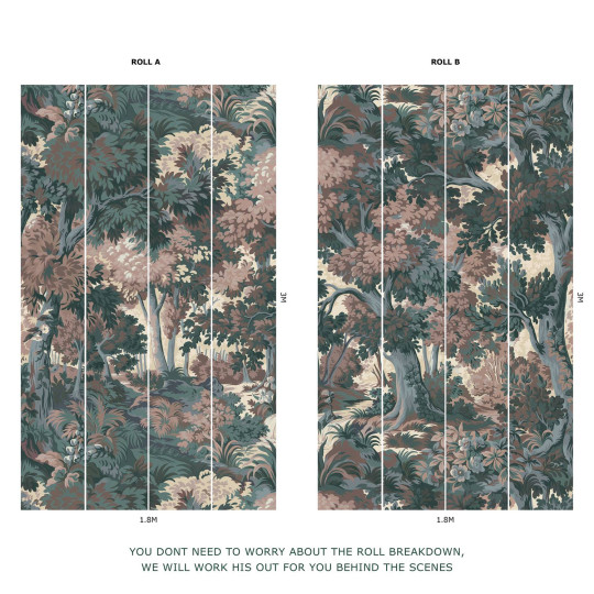 House of Hackney Carta da parati Arborea - Tourmaline A
