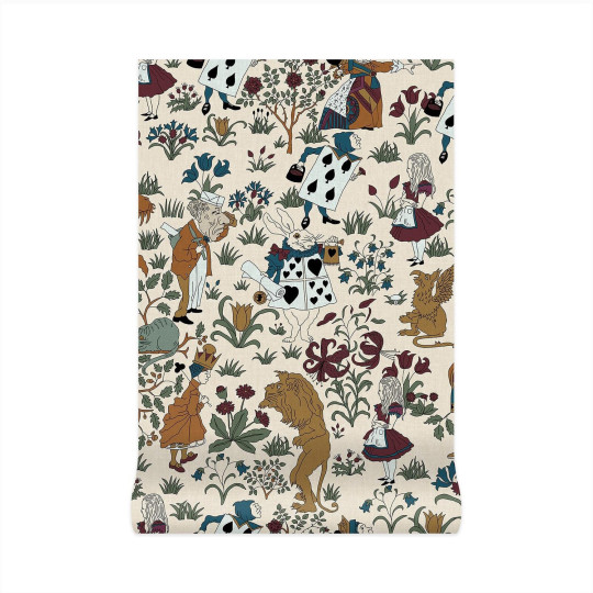 House of Hackney Wallpaper Alice in Wonderland - Achillea