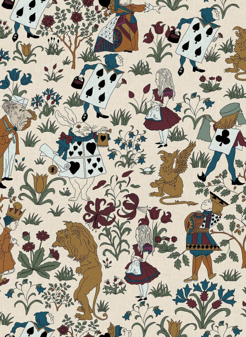 House of Hackney Wallpaper Alice in Wonderland - Achillea