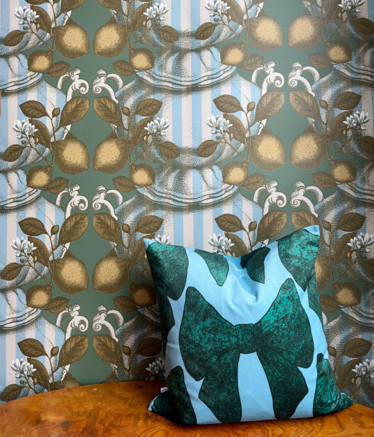 Studio Lisa Bengtsson Wallpaper Limoncello Stripes