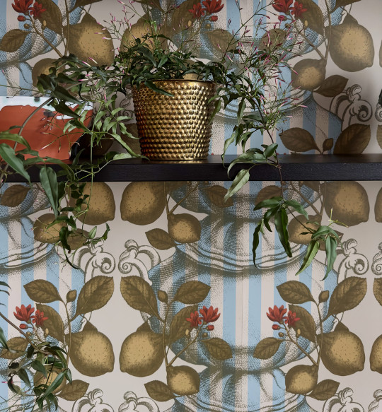 Studio Lisa Bengtsson Wallpaper Limoncello Stripes