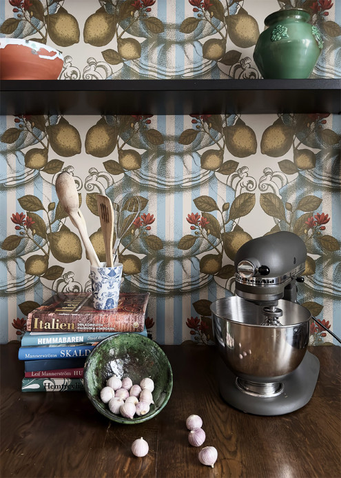Studio Lisa Bengtsson Wallpaper Limoncello Stripes