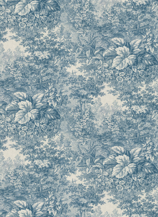 Sandberg Mural Forest Toile - Blue