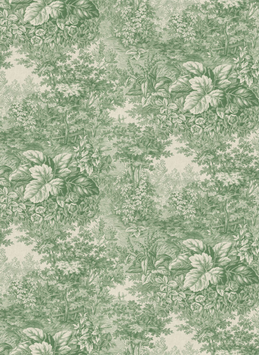 Sandberg Mural Forest Toile - Green