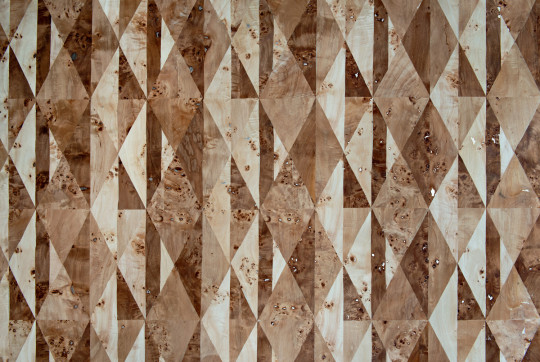CMO Paris Tapete Bois Marbré Arlequin - Blond
