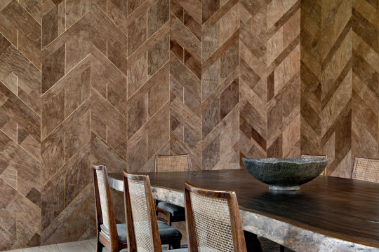 CMO Paris Tapete Murier Chevron