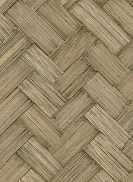 CMO Paris Tapete Bambou Grand Chevron - Fumé