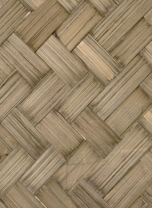 CMO Paris Tapete Bambou Petit Chevron - Fumé