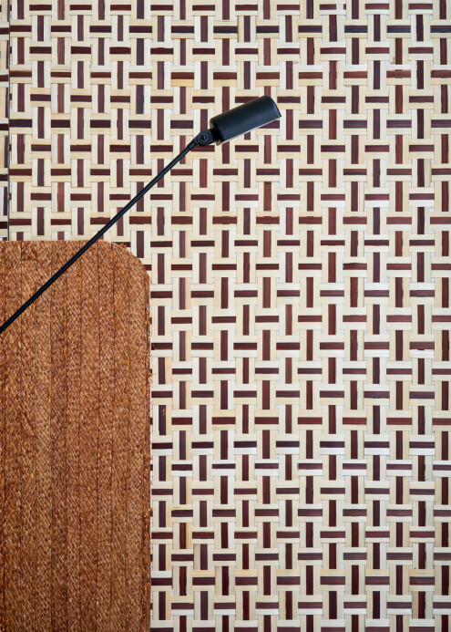 CMO Paris Tapete Bambou Bi-Couleur - Naturel Tabac