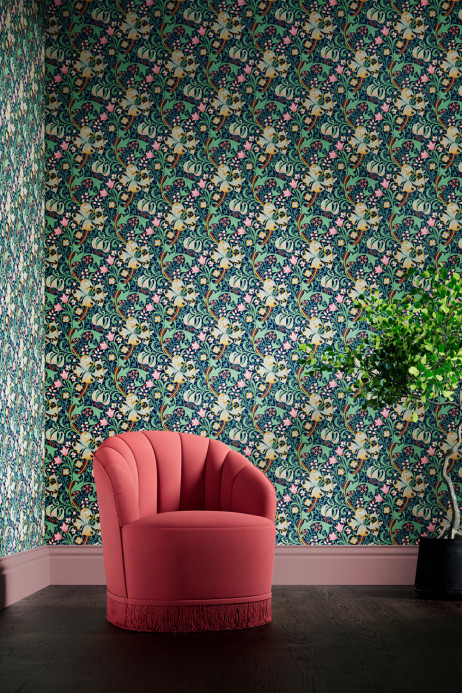 Morris & Co Wallpaper Golden Lily