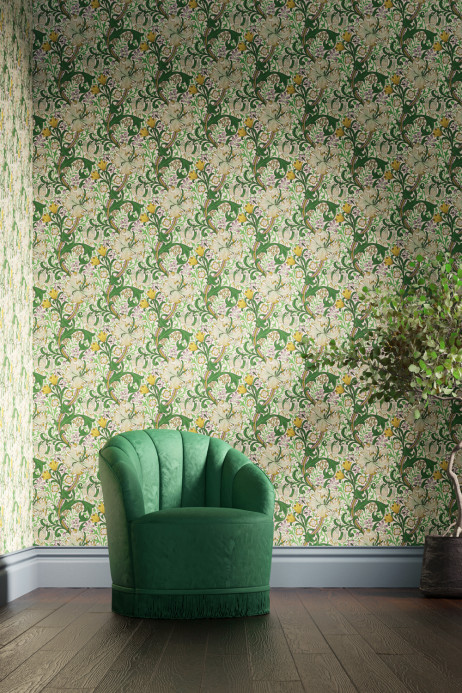 Morris & Co Wallpaper Golden Lily