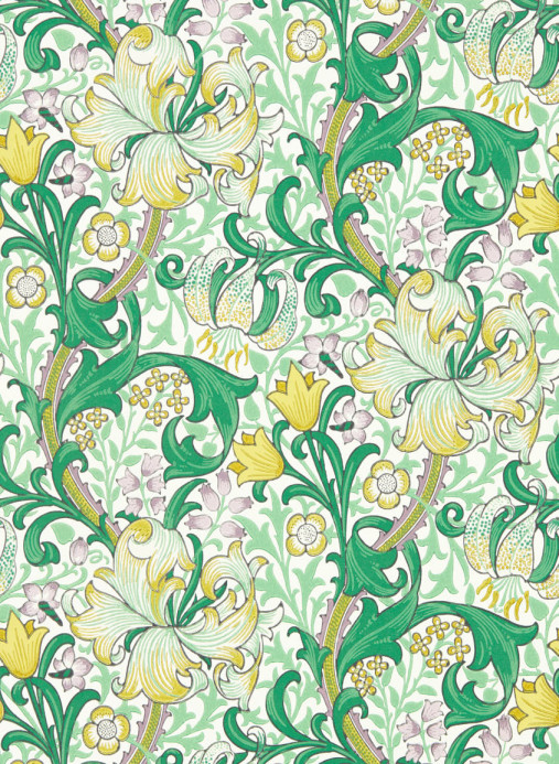 Morris & Co Tapete Golden Lily - Secret Garden