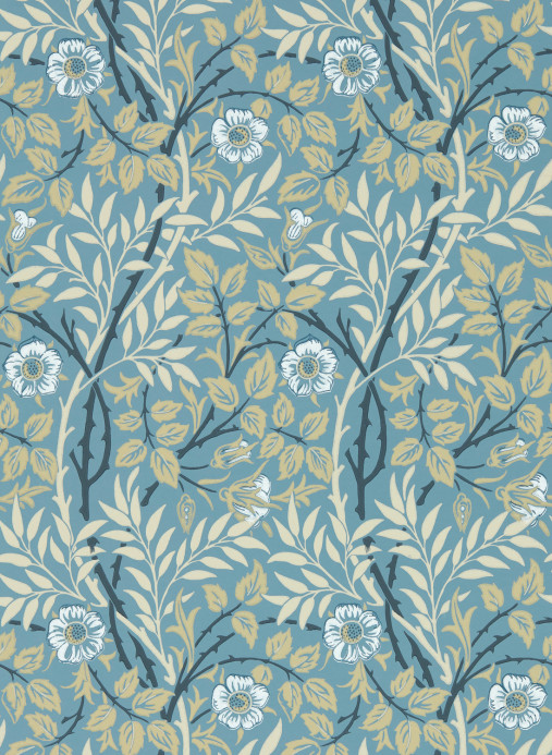Morris & Co Tapete Sweet Briar - Mineral/ Linen