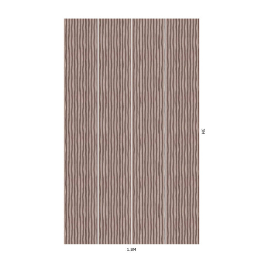 House of Hackney Carta da parati Artists Stripe - Carnelian