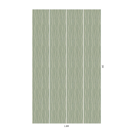 House of Hackney Papier peint Artists Stripe - Opal