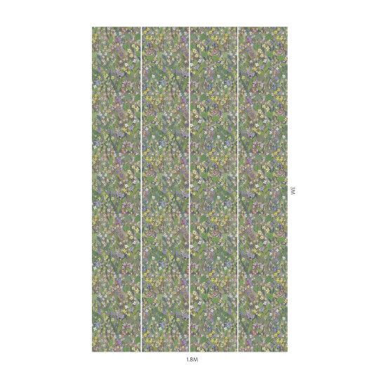 House of Hackney Carta da parati Gardenia - Verde