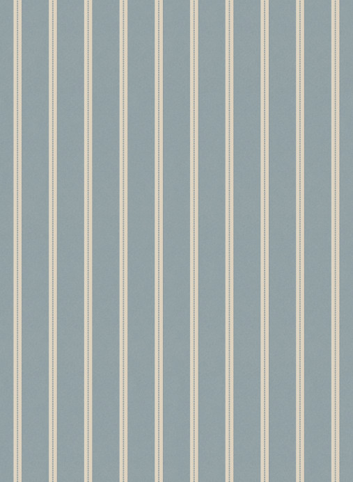studio ditte Wallpaper Ribbon / Lintjes - Stone Blue / Steenblauw