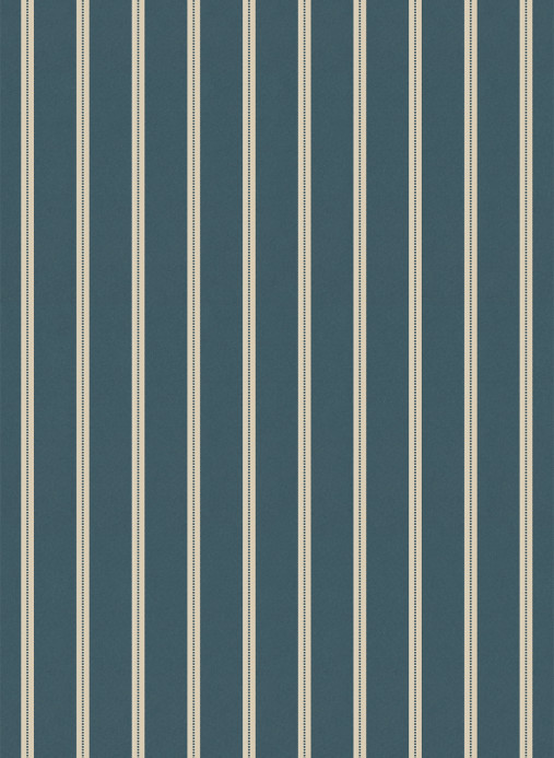 studio ditte Wallpaper Ribbon / Lintjes - Denim