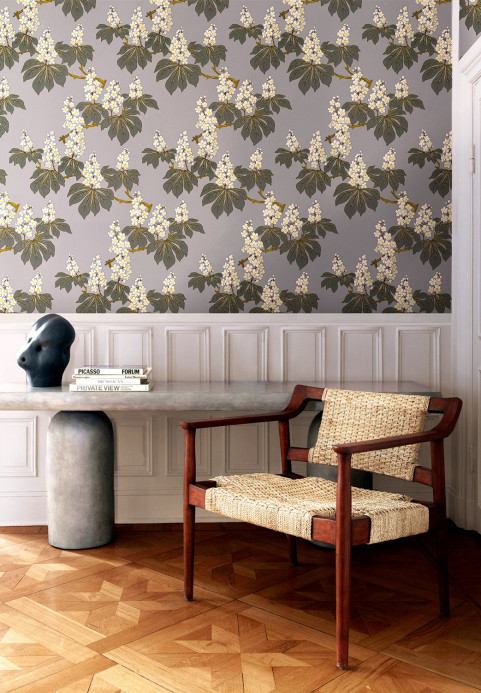 Isidore Leroy Tapete Marronnier