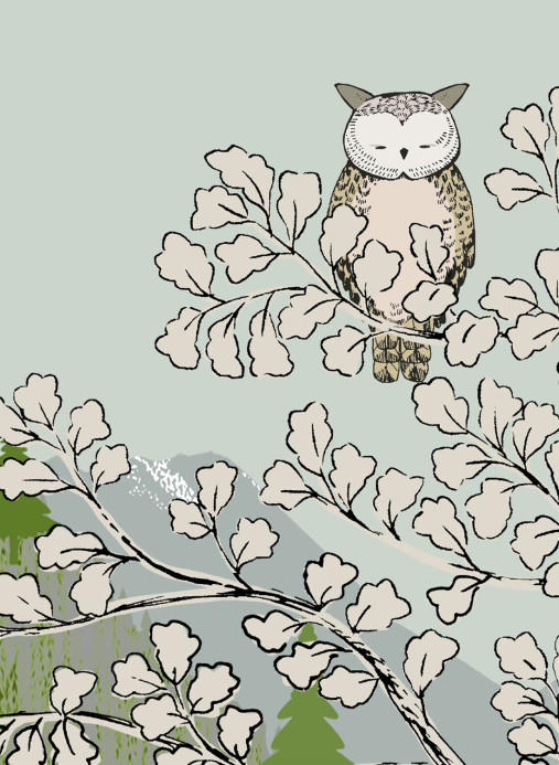 Isidore Leroy Wandbild Coucou Hibou - Jour