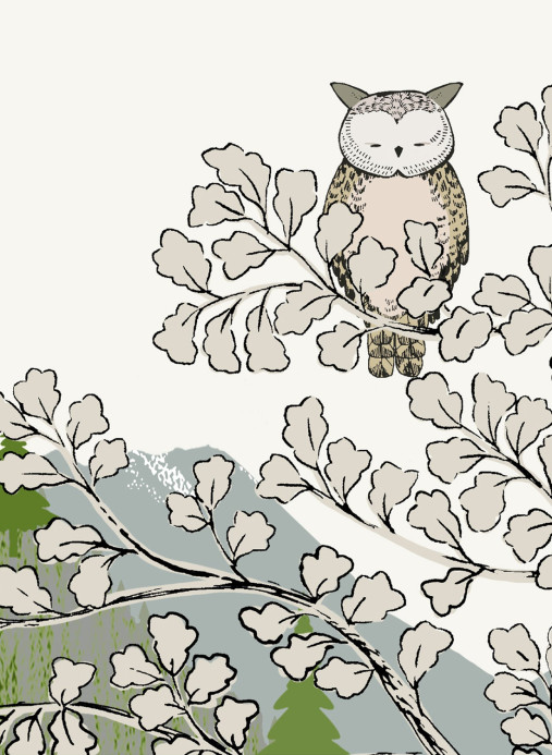 Isidore Leroy Wandbild Coucou Hibou - Matin