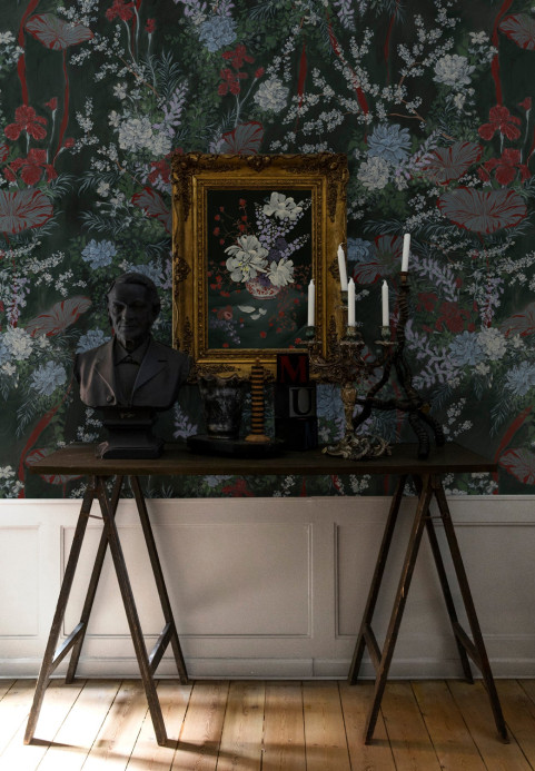 Isidore Leroy Carta da parati Fleurs d'Intérieur - Original