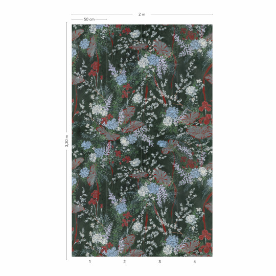 Isidore Leroy Carta da parati Fleurs d'Intérieur - Original