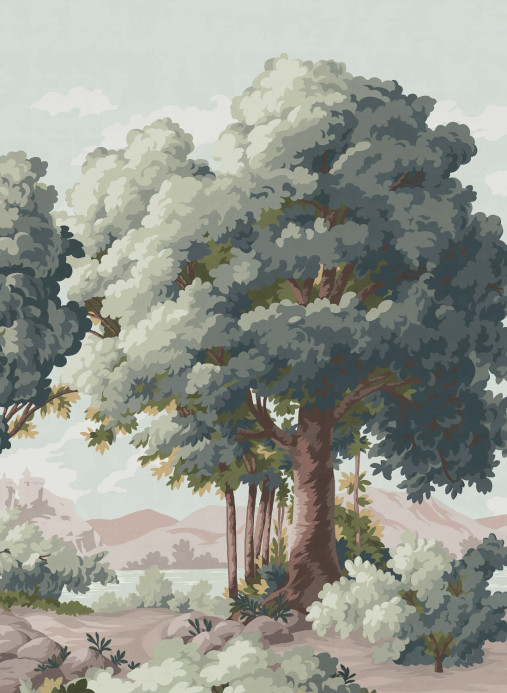 Isidore Leroy Wallpaper Vallée des Peintres - Original Panel B