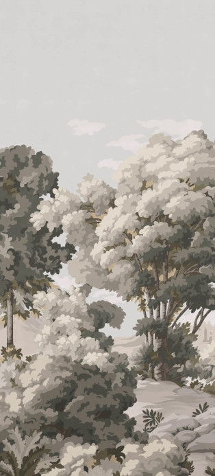 Isidore Leroy Wallpaper Vallée des Peintres - Verdure Panel A