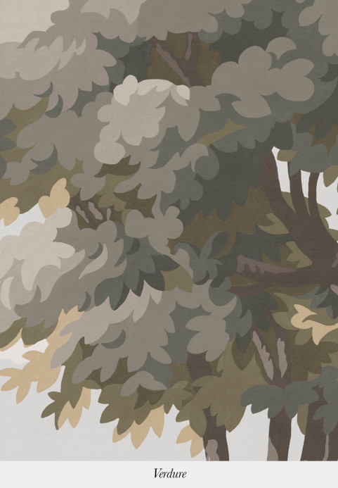 Isidore Leroy Wallpaper Vallée des Peintres - Verdure Panel B